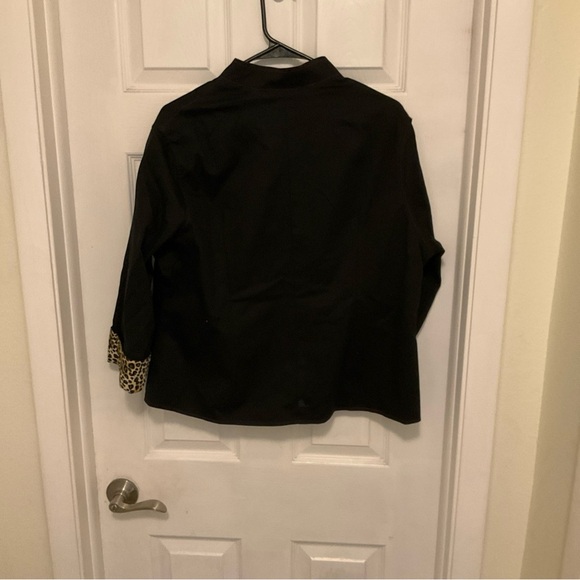 VTG Vanity Collection Sz XL Women’s Black Embroidered Jacket - Picture 5 of 10